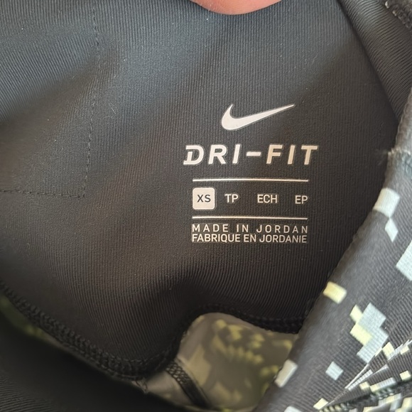 Nike Dri-Fit Power Legendary Printed Mid Rise Training Tights Geometric Leggings - Picture 12 of 16